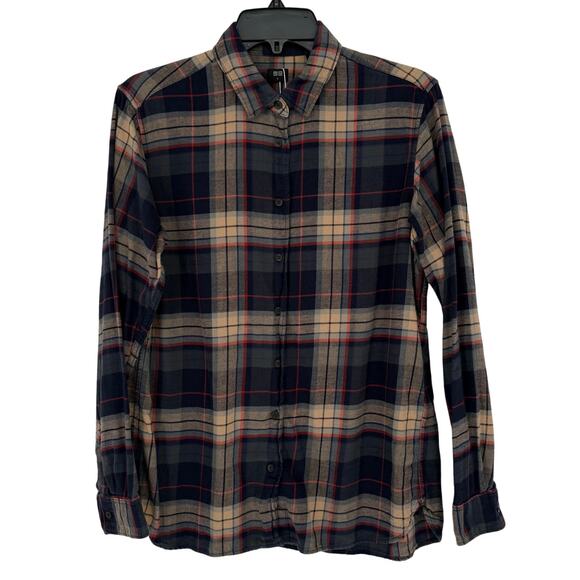 Uniqlo Men's Plaid Flannel Shirt Size Medium - Picture 1 of 5